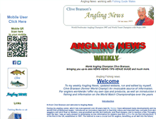 Tablet Screenshot of angling-news.co.uk